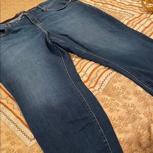 Torrid Premium Denim Blue Jeans, “Sky High Skinny,” great condition, 26R